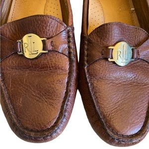 Ralph Lauren, Brown, Flats, Loafers